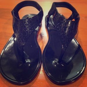 Women’s Calvin Klein Plastic Sandals Size 9